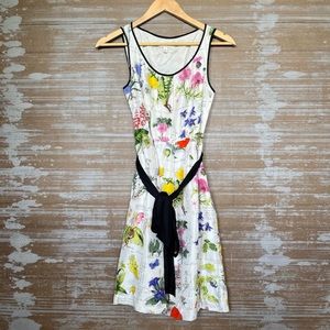 Anthropologie Moulinette Soeurs Tulleries Garden Floral A Line Dress Womens 2